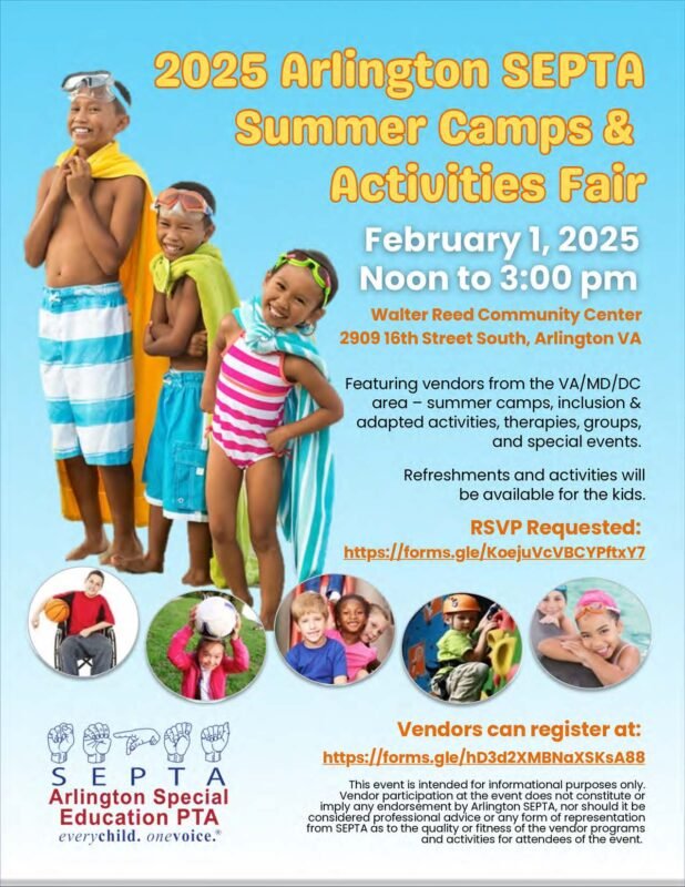 Join us for the 2025 Summer Activities Fair! – Arlington Special ...